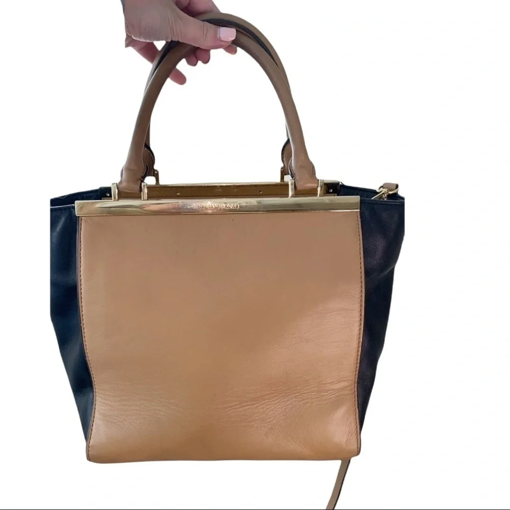 Michael Kors Lana Colorblock Leather Medium Bag